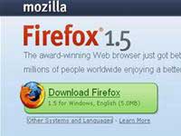 Firefox 1.5 lập kỷ lục với 2 triệu lượt tải trong 3 ngày