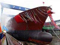Hạ thủy tàu khí hóa lỏng đầu tiên của Trung Quốc