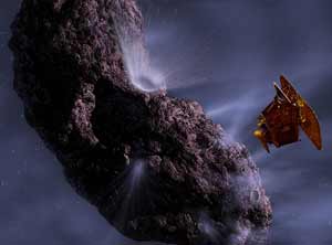 Bề mặt sao chổi Tempel 1 có chứa băng