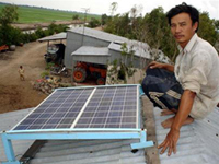 Nông dân biến năng lượng mặt trời thành điện
