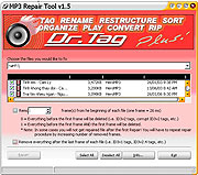 MP3 Repair Tool - Sửa chữa lại những file nhạc MP3 đã bị hư hỏng