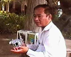 Bơm nước bằng... động cơ xe gắn máy
