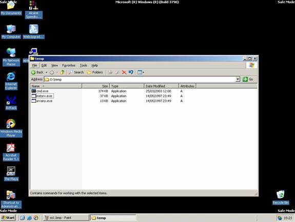 Khôi phục mật khẩu Admin Domain Controller trên Windows 2003 Server