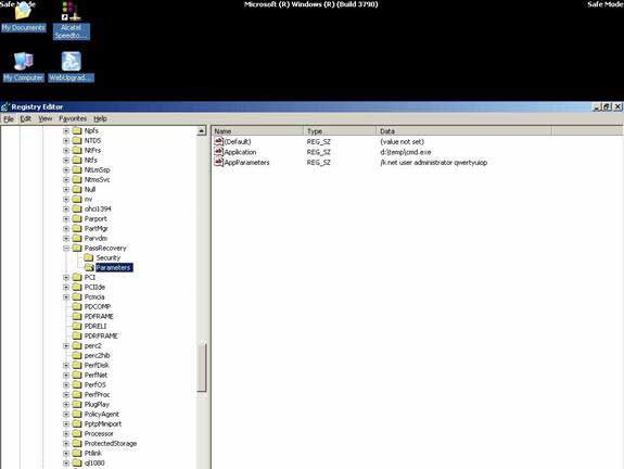Khôi phục mật khẩu Admin Domain Controller trên Windows 2003 Server