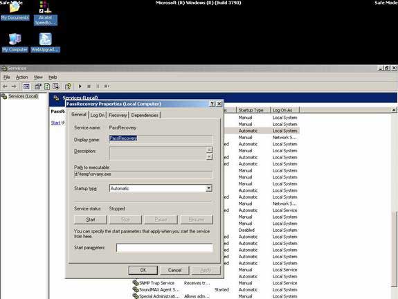 Khôi phục mật khẩu Admin Domain Controller trên Windows 2003 Server