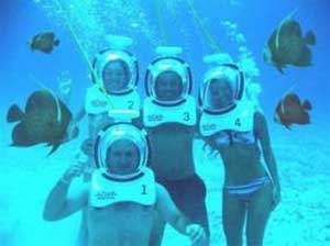 Thở dưới nước giống như trên cạn bằng thiết bị lặn kiểu mới
