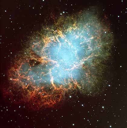Vết tích nổ của sao siêu mới - Tinh vân cua