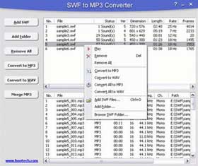 Chuyển âm thanh trong file flash sang MP3