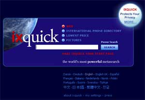 IxQuick.com: cơ cấu tìm kiếm thông tin an toàn