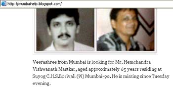 Cộng đồng blog tìm kiếm nạn nhân vụ đánh bom ở Bombay