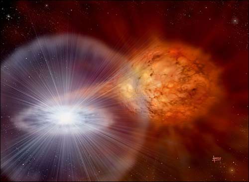 Các nhà khoa học nhìn thấy một ngôi sao sắp nổ