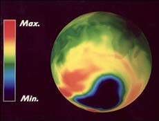 Lỗ thủng tầng ozone tại Nam cực có dấu hiệu thu nhỏ