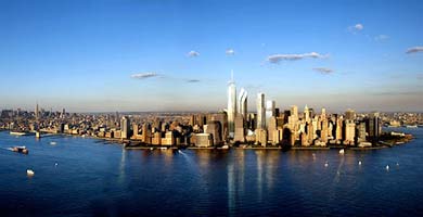 Các cao ốc tráng lệ trên nền WTC