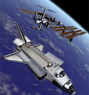 Tàu vũ trụ Atlantis cập bến ISS suôn sẻ