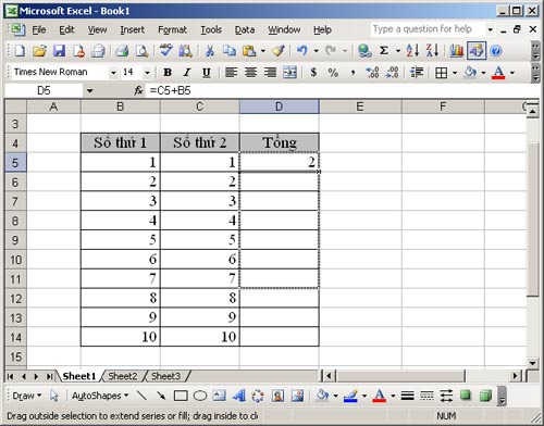Làm quen với Microsoft Excel