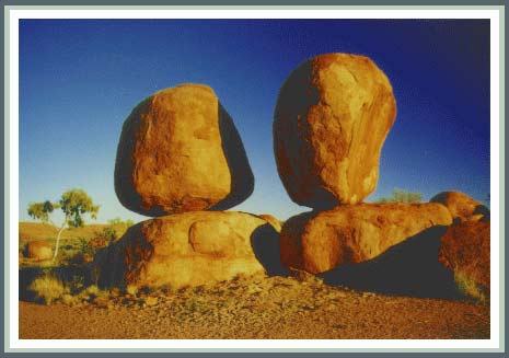 El mármol del diablo en Australia