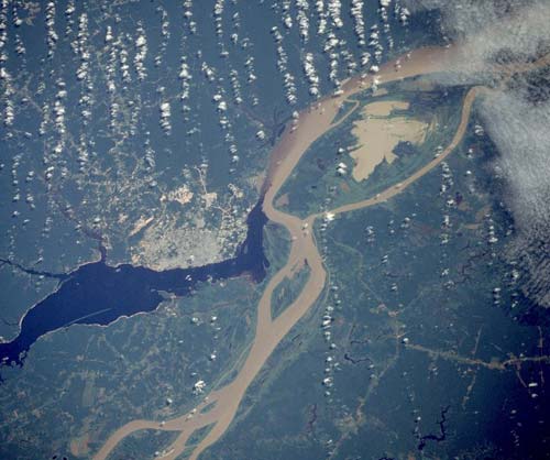 Sông Amazon đã từng thay đổi dòng chảy