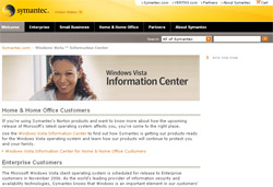 Symantec tuyên bố sẵn sàng cho Vista
