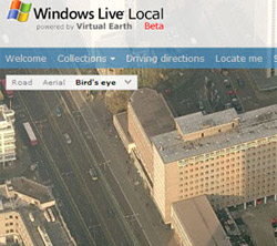 Microsoft cung cấp bản đồ trực tuyến 3D