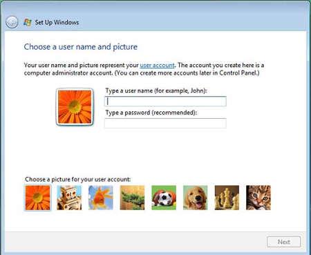 Windows Vista Ulimate, một tuần trước khi phát hành