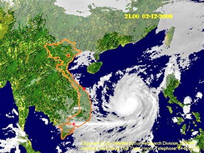 Tối nay, tâm bão Durian đổ bộ vào Khánh Hòa - Ninh Thuận