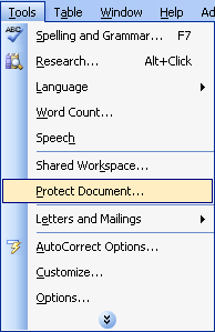 Đặt mật khẩu bảo vệ nội dung file văn bản nhưng vẫn hiển thị đọc được (Office 2003)