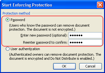 Đặt mật khẩu bảo vệ nội dung file văn bản nhưng vẫn hiển thị đọc được (Office 2003)