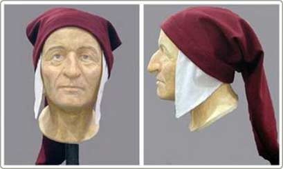 Tái tạo khuôn mặt nhà thơ Dante sau 700 năm