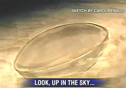 UFO xuất hiện trên bầu trời Chicago