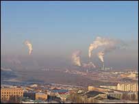 Ô nhiễm trên bầu trời Ulan Bator