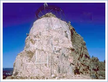 Gương mặt đá của Crazy Horse