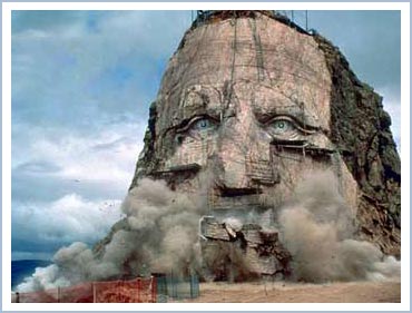 Gương mặt đá của Crazy Horse
