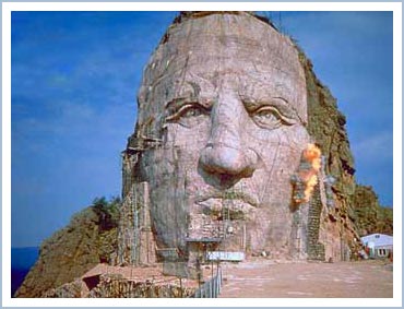 Gương mặt đá của Crazy Horse