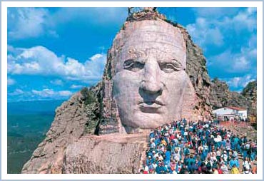 Gương mặt đá của Crazy Horse