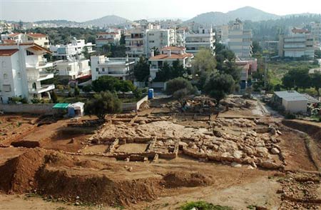 Khai quật khu chợ cổ tại Athens