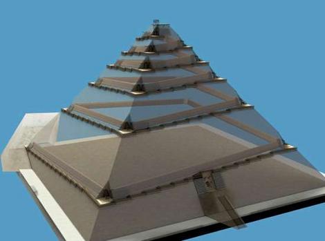 Kim tự tháp được xây từ trong ra ngoài?