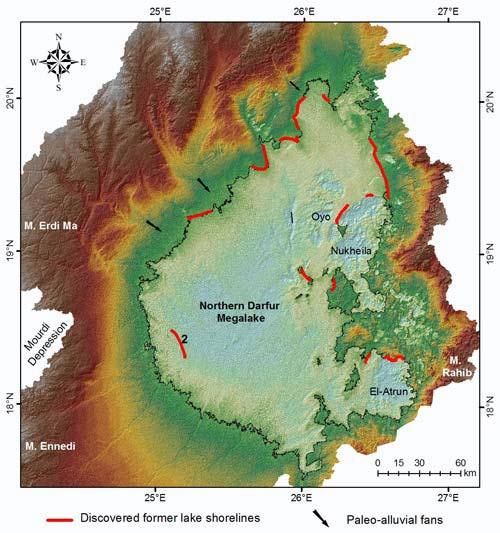 Tìm thấy hồ nước lớn ở sa mạc Sahara