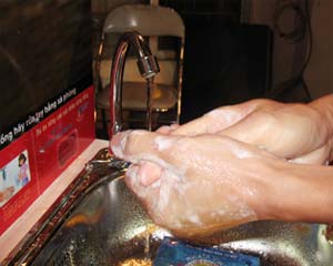 Chống cúm A/H5N1: Hãy rửa tay với xà phòng