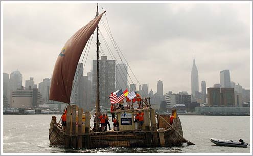 Vượt Đại Tây Dương bằng thuyền sậy thời tiền sử
