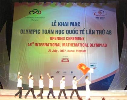 Khai mạc Olympic Toán quốc tế: Tràn ngập sắc màu