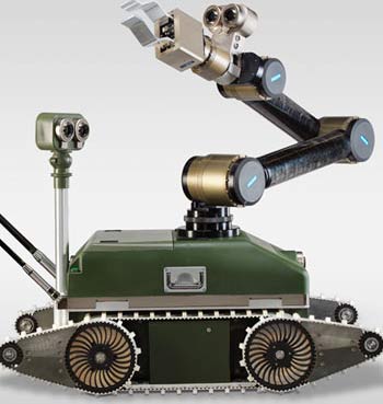 Robot ra trận