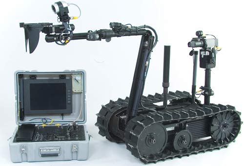 Robot ra trận