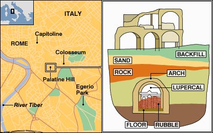Phát hiện mới về hang động huyền thoại của thành Rome