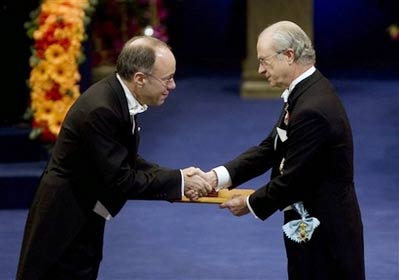 Sôi động lễ trao giải thưởng Nobel 2007