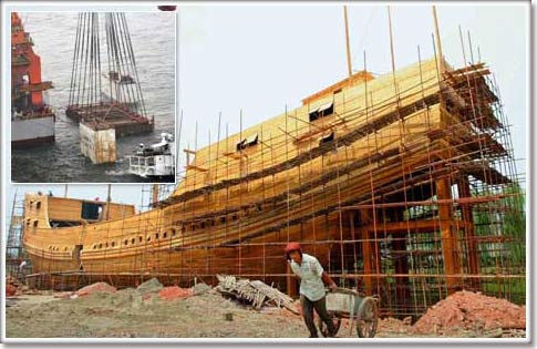 Trung Quốc trục vớt thuyền buôn 800 năm tuổi