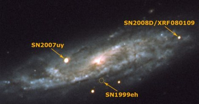 Lần đầu tiên quay được vụ nổ sao băng