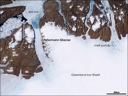 Dải băng Greenland tan chảy làm mực nước biển tăng nhanh hơn