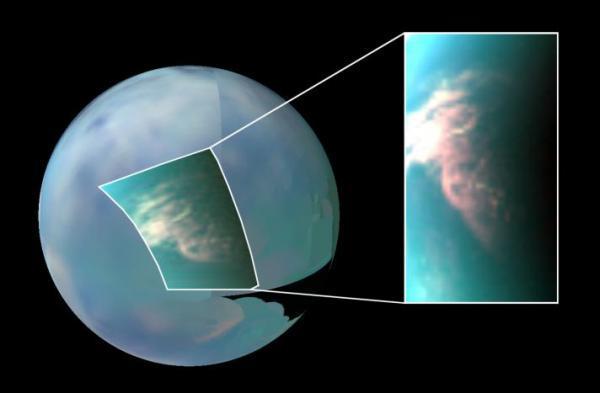 Mây mùa hè trên vệ tinh Titan của sao Thổ 