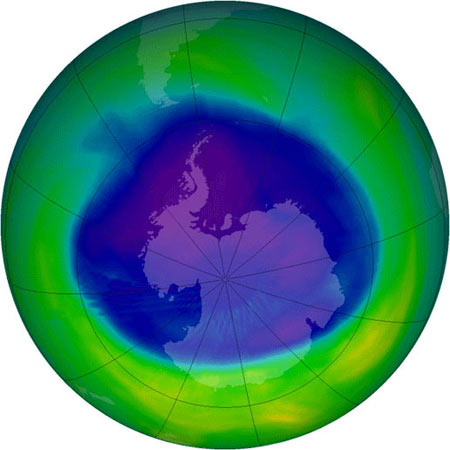 Dấu hiệu khả quan trong công tác phục hồi tầng ozone