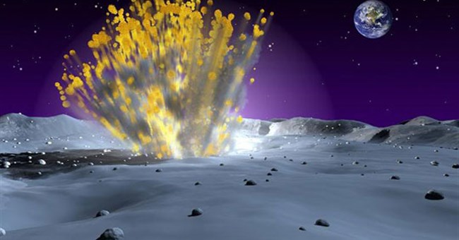 Phát hiện bạc trên mặt trăng